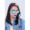 Ochelari de soare unisex Hawkers OTR46 Bicolor Tiffany Light Blue One