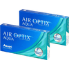 Alcon 2 x Air Optix Aqua lunare 3 lentile / cutie