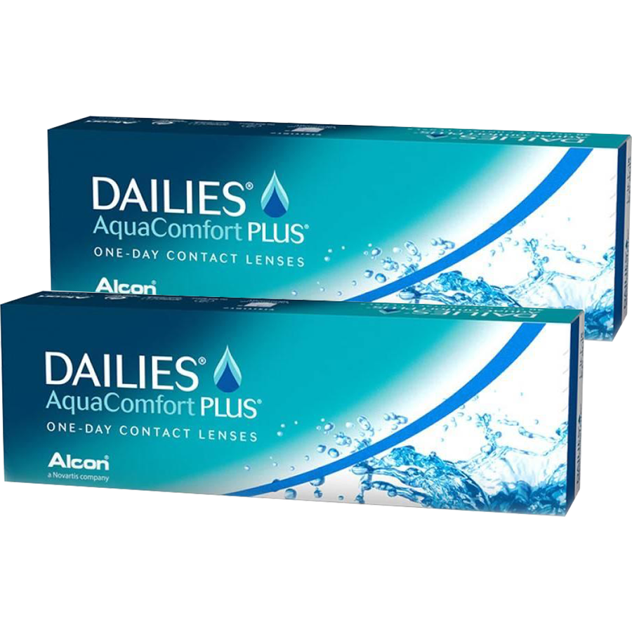 Alcon Dailies Aqua Comfort Plus unica folosinta 2 x 30 lentile Alcon imagine teramed.ro