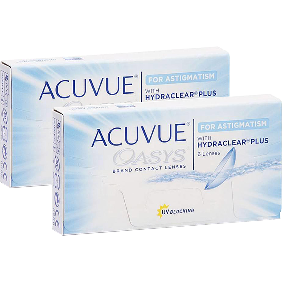 Johnson & Johnson Acuvue Oasys for Astigmatism saptamanale 2 x 6 lentile / cutie farmacie online ecofarmacia