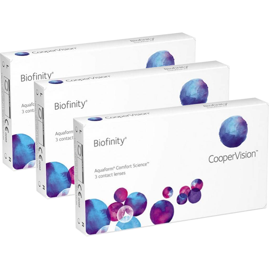 Cooper Vision Biofinity lunare 3 x 3 lentile / cutie Biofinity imagine 2021