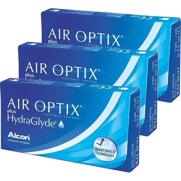 Alcon Air Optix plus HydraGlyde 3 x 6 lentile / cutie