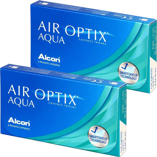 Alcon Air Optix Aqua lunare 2 x 6 lentile / cutie