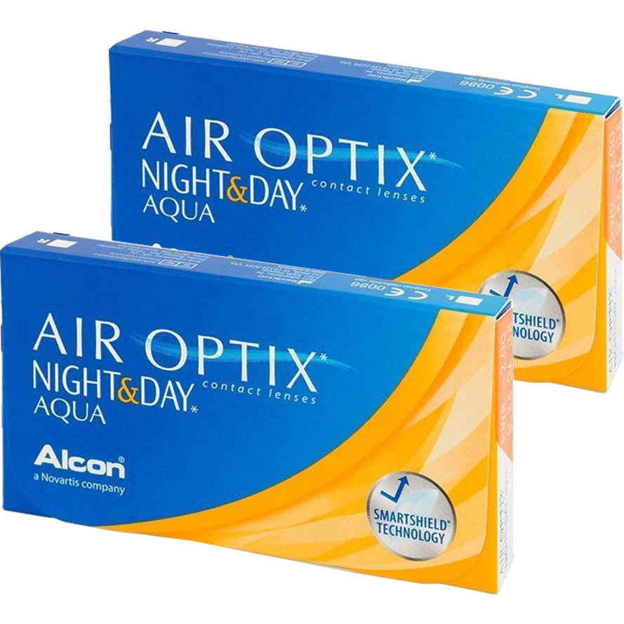 Air Optix Night & Day Aqua lunare 2 x 6 lentile/cutie