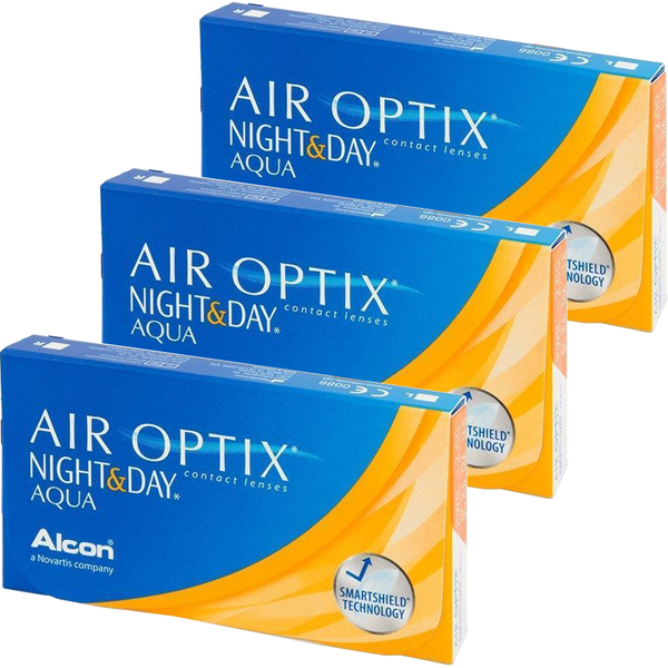 Alcon Alcon Air Optix Night & Day Aqua lunare 3 x 6 lentile / cutie