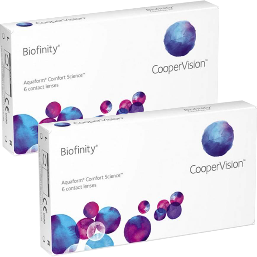Cooper Vision Biofinity lunare 2 x 6 lentile / cutie Biofinity imagine teramed.ro