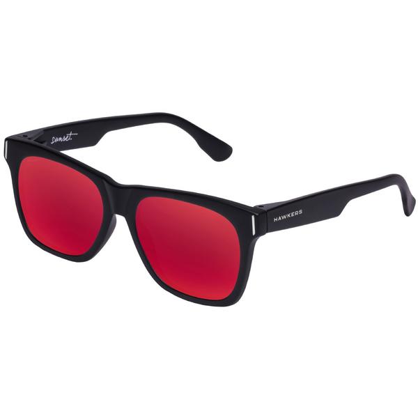 Ochelari de soare unisex Hawkers SUN10 Carbon Black Red Sunset
