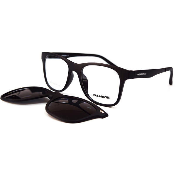 Rame ochelari de vedere barbati Polarizen CLIP-ON 6879 5