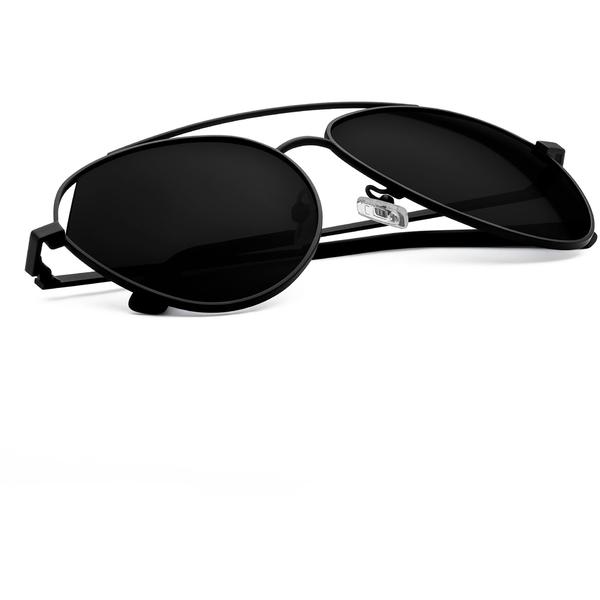 Ochelari de soare unisex Hawkers BEV1801 Black Dark Bluejay