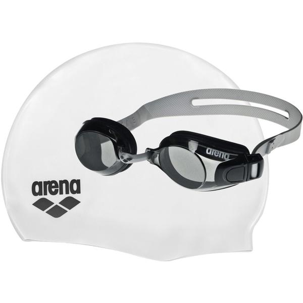 Set ochelari de inot si casca unisex ARENA Pool 92422-55