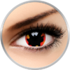 ColourVUE Crazy Blackhole Sun - lentile de contact colorate rosii anuale - 365 purtari (2 lentile/cutie)