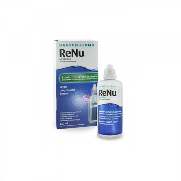 Bausch & Lomb Solutie intretinere lentile de contact Renu Multi-Purpose 120 ml + suport lentile cadou