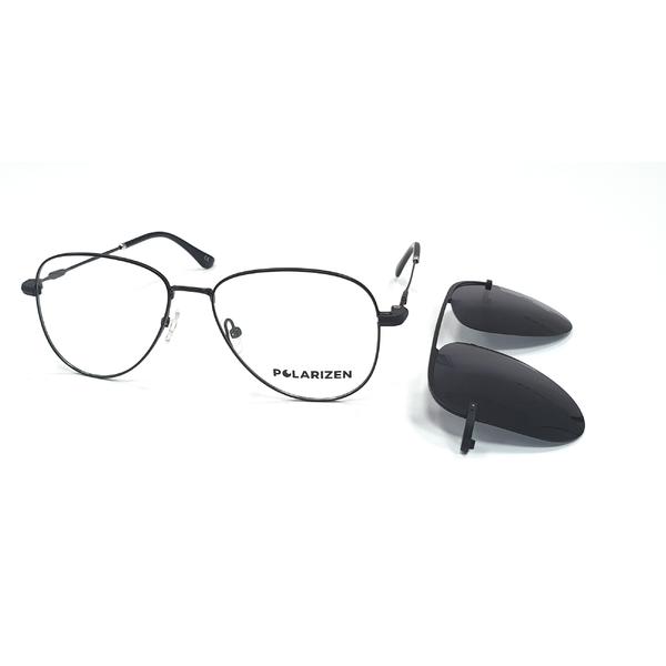 Rame ochelari de vedere unisex Polarizen CLIP-ON DC3039 C1
