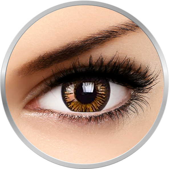 Beautiful Eyes Charming Brown – lentile de contact colorate caprui trimestriale – 90 purtari (2 lentile/cutie) Beautiful imagine noua