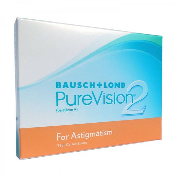 Bausch & Lomb Pure Vision 2HD Astigmatism lunare - 3 lentile / cutie