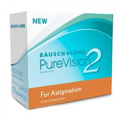 Bausch & Lomb Pure Vision 2HD Astigmatism lunare 6 lentile/cutie