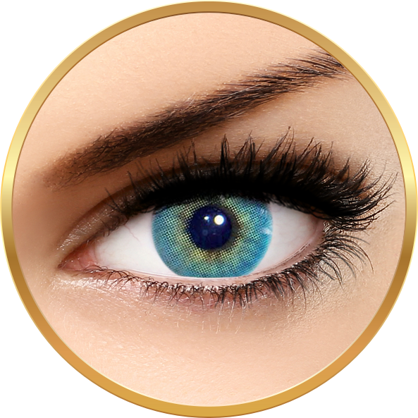 Solotica Hidrocor Topazio – lentile de contact colorate albastre lunare – 30 purtari (2 lentile/cutie) farmacie online ecofarmacia