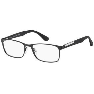 Rame ochelari de vedere barbati Tommy Hilfiger TH 1596 003 MTT BLACK