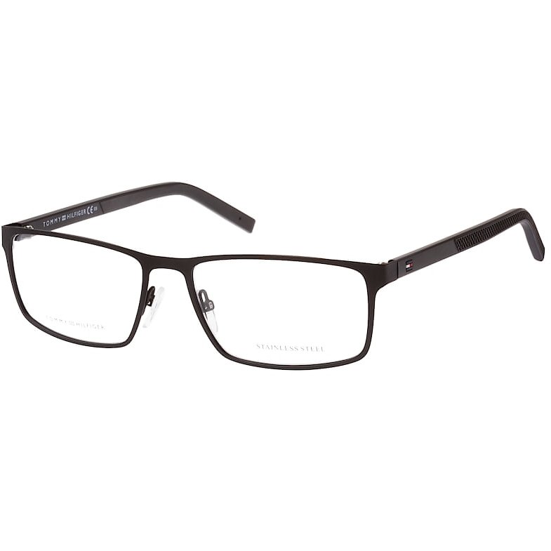 Rame ochelari de vedere barbati Tommy Hilfiger TH 1593 003 MTT BLACK 003 imagine noua