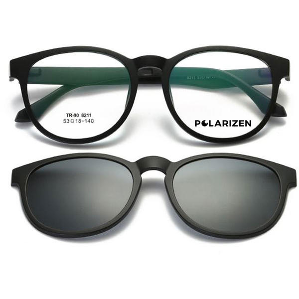 Rame ochelari de vedere unisex Polarizen CLIP ON 8211 C2