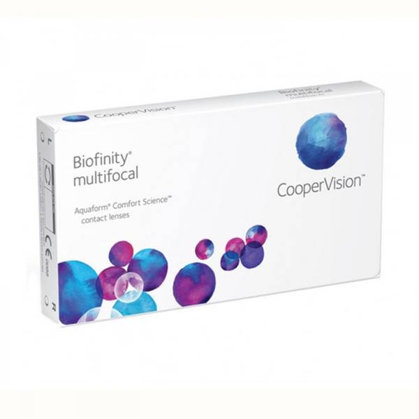 Cooper Vision Biofinity Multifocal lunare 3 lentile/cutie