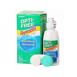 Solutie intretinere lentile de contact Opti-Free RepleniSH 60 ml + suport lentile cadou