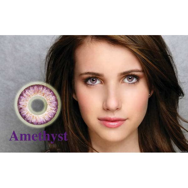 Alcon Freshlook Colorblends Amethyst - lentile de contact colorate violet lunare - 30 purtari (2 lentile/cutie)