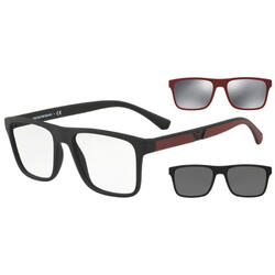 Rame ochelari de vedere barbati Emporio Armani CLIP-ON EA4115 50421W