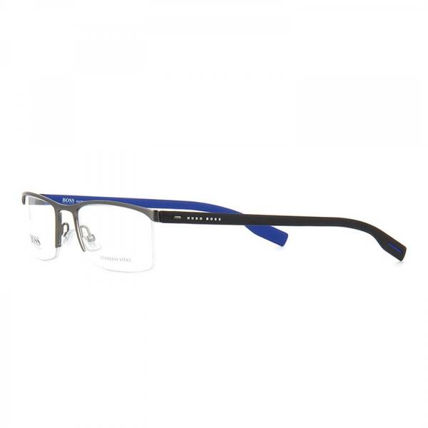 Rame ochelari de vedere barbati Boss (S) 0610 H1G MT DARK BLACK BLUE