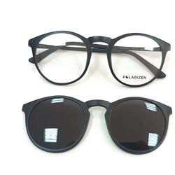 Rame ochelari de vedere unisex Polarizen CLIP-ON  AA1003 C1 Black
