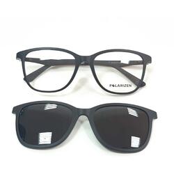 Rame ochelari de vedere unisex Polarizen CLIP-ON  AA1001 C1 Black