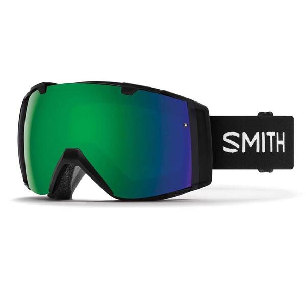 Ochelari de ski pentru adulti Smith I/O M00638 9PC BLACK CP SN GRN MIR