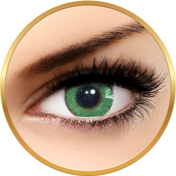 Solotica Solflex Natural Colors Verde – lentile de contact colorate verzi lunare – 30 purtari (2 lentile/cutie) Pret Mic lensa imagine noua