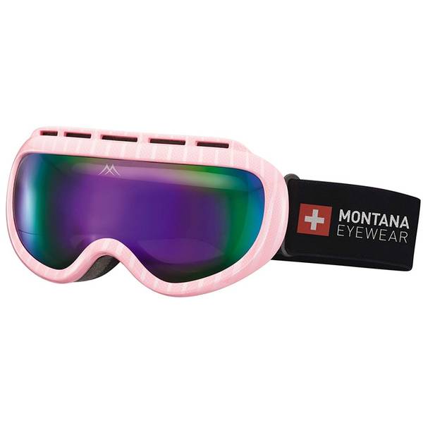 Montana-Sunoptic Ochelari de ski pentru copii Montana MG14A blue/pink revo