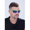 Ochelari de soare sport barbati Cebe CINETIK MATT GREEN 1500 GREY FLASH BLUE + CLEAR + YELLOW