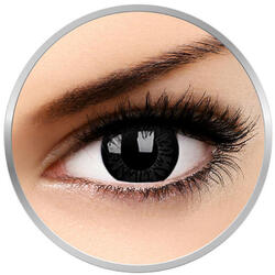 Perfect Black - lentile de contact colorate negre trimestriale - 90 purtari (2 lentile/cutie)