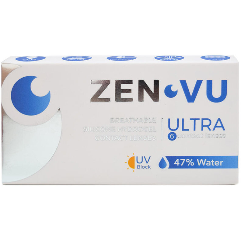 ZenVu Ultra lunare 6 lentile/cutie contact imagine 2022