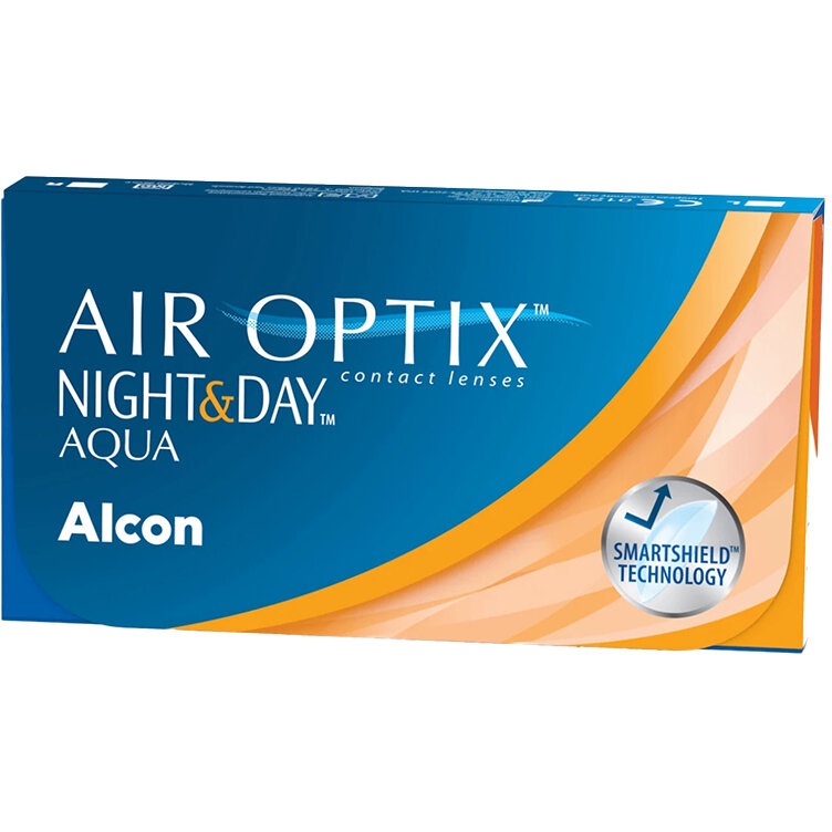Alcon / Ciba Vision Air Optix Night & Day Aqua lunare 3 lentile / cutie