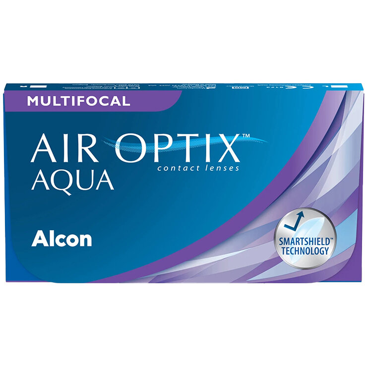 Air Optix Aqua Multifocal lunare 3 lentile/cutie Alcon imagine noua