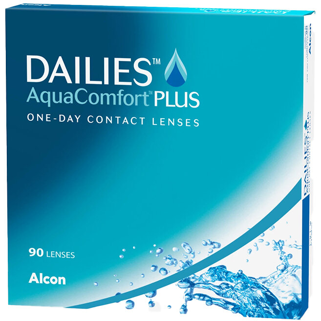 Alcon Dailies Aqua Comfort Plus unica folosinta 90 lentile Alcon imagine teramed.ro