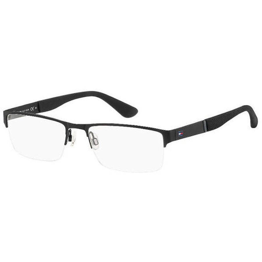 Rame ochelari de vedere barbati Tommy Hilfiger TH 1524 003 MTT BLACK Rame ochelari de vedere