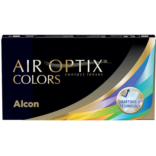 Alcon Air Optix Colors Blue - lentile de contact colorate albastre lunare - 30 purtari (2 lentile/cutie)