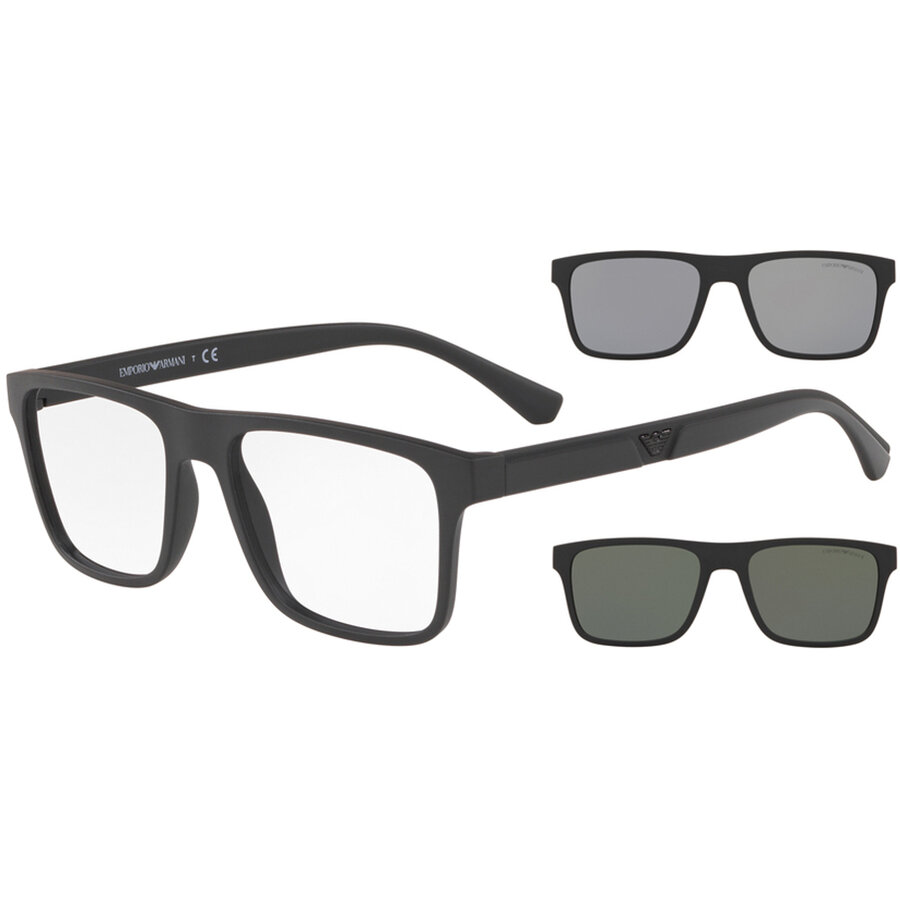 Rame ochelari de vedere barbati Emporio Armani CLIP-ON EA4115 58011W 58011W imagine 2021