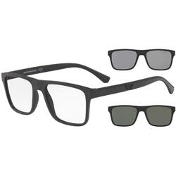 Rame ochelari de vedere barbati Emporio Armani CLIP-ON EA4115 58011W