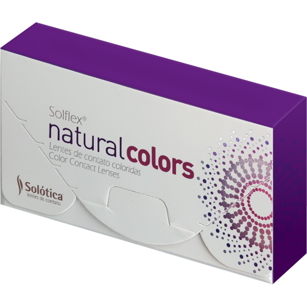 Solotica Solflex Natural Colors Esmeralda - lentile de contact colorate verzi lunare - 30 purtari (2 lentile/cutie)