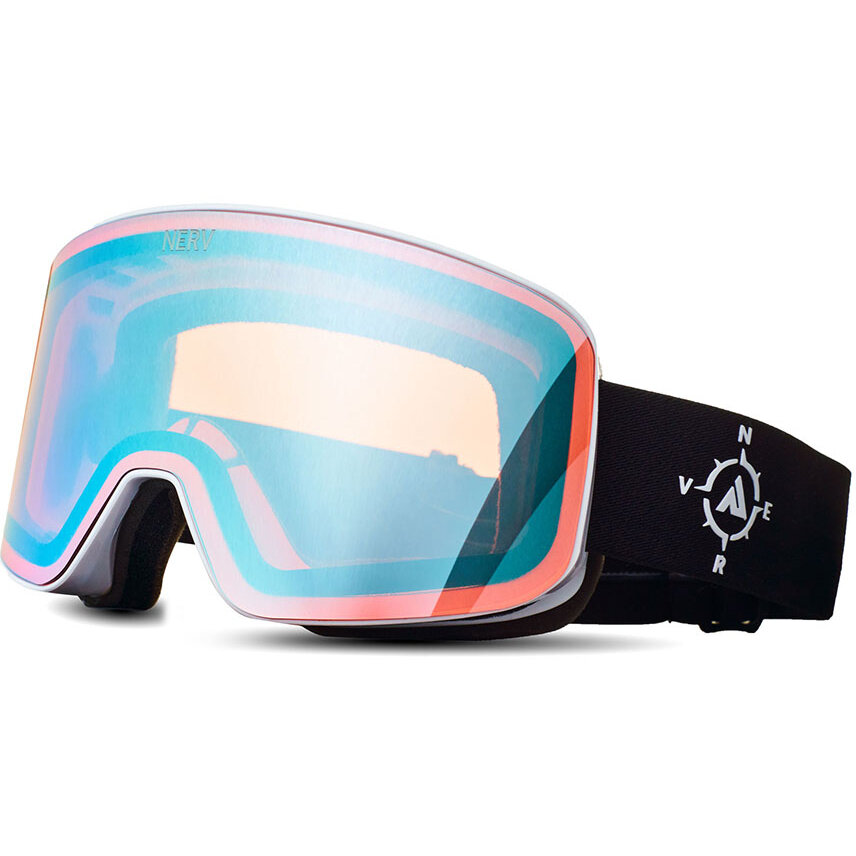 Ochelari de ski NERV COMPASS BLACK SAPPIRE Pret Mic lensa imagine noua