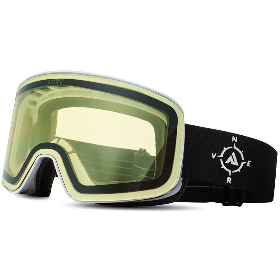 Ochelari de ski NERV COMPASS BLACK YELLOW lensa imagine noua