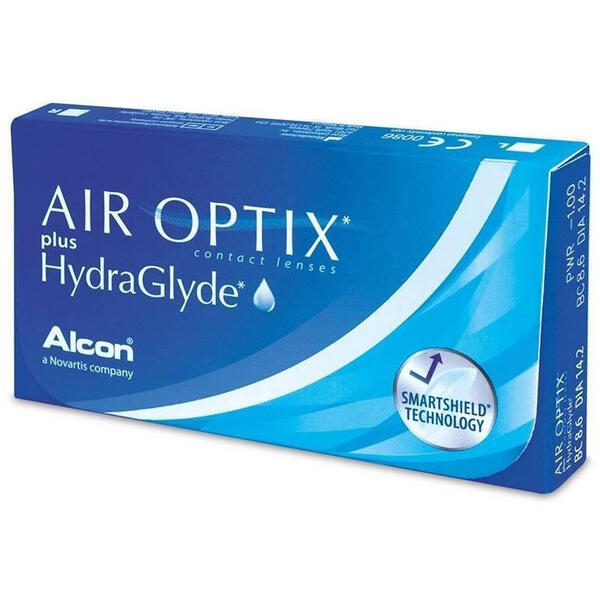 Air Optix plus HydraGlyde lunare 6 lentile/cutie