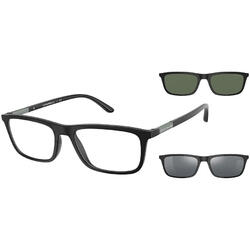 Rame ochelari de vedere barbati Emporio Armani CLIP-ON EA4160 50421W