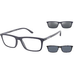 Rame ochelari de vedere barbati Emporio Armani CLIP-ON EA4160 50881W